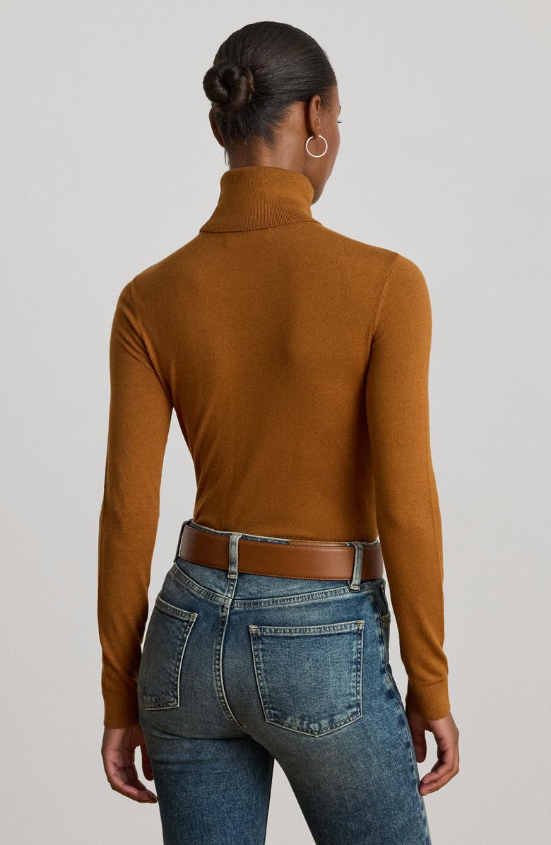 Lauren Ralph Lauren Slim Turtleneck Sweater, Alternate, color,