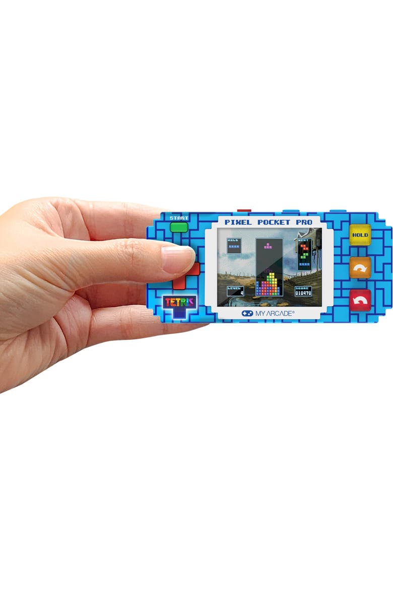 Myarcade Dgunl7139 Tetris Pixel Pocket Pro Gaming, Alternate, color, Multicolor