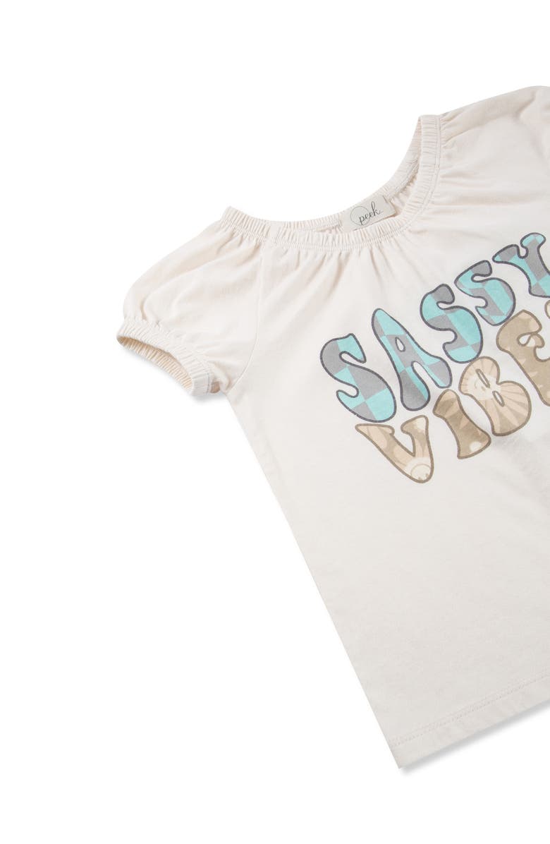 Peek Aren't You Curious Kids' Sassy Vibes Tee, Alternate, color,