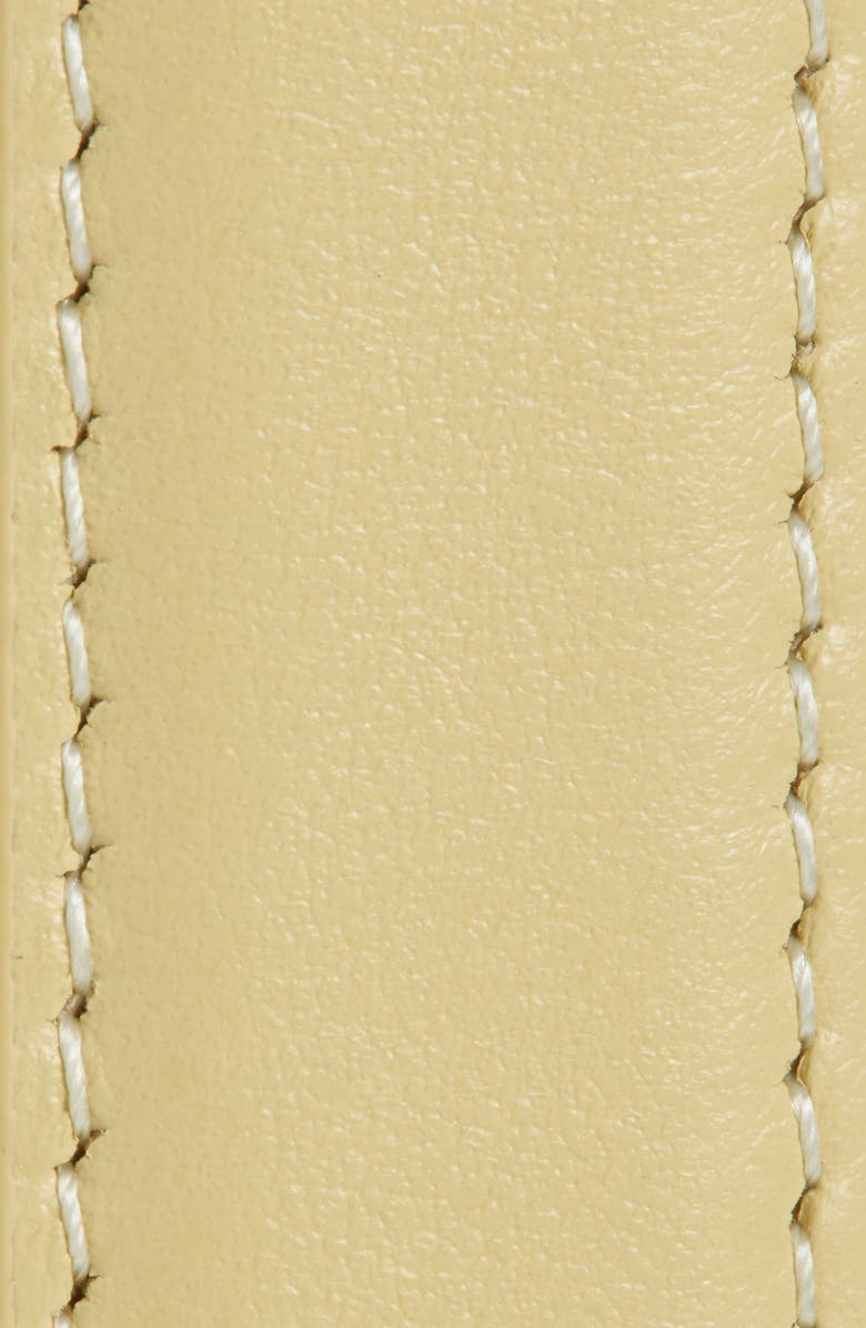 Vince Stitched Leather Belt, Alternate, color, Butter
