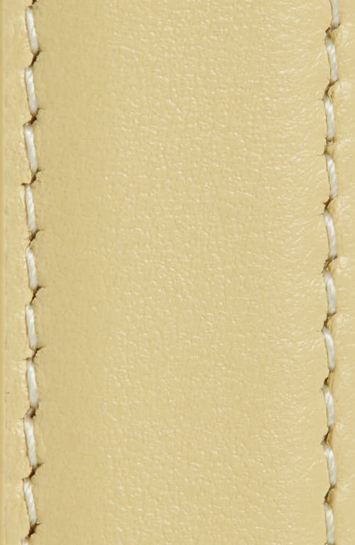 VINCE VINCE STITCHED LEATHER BELT 