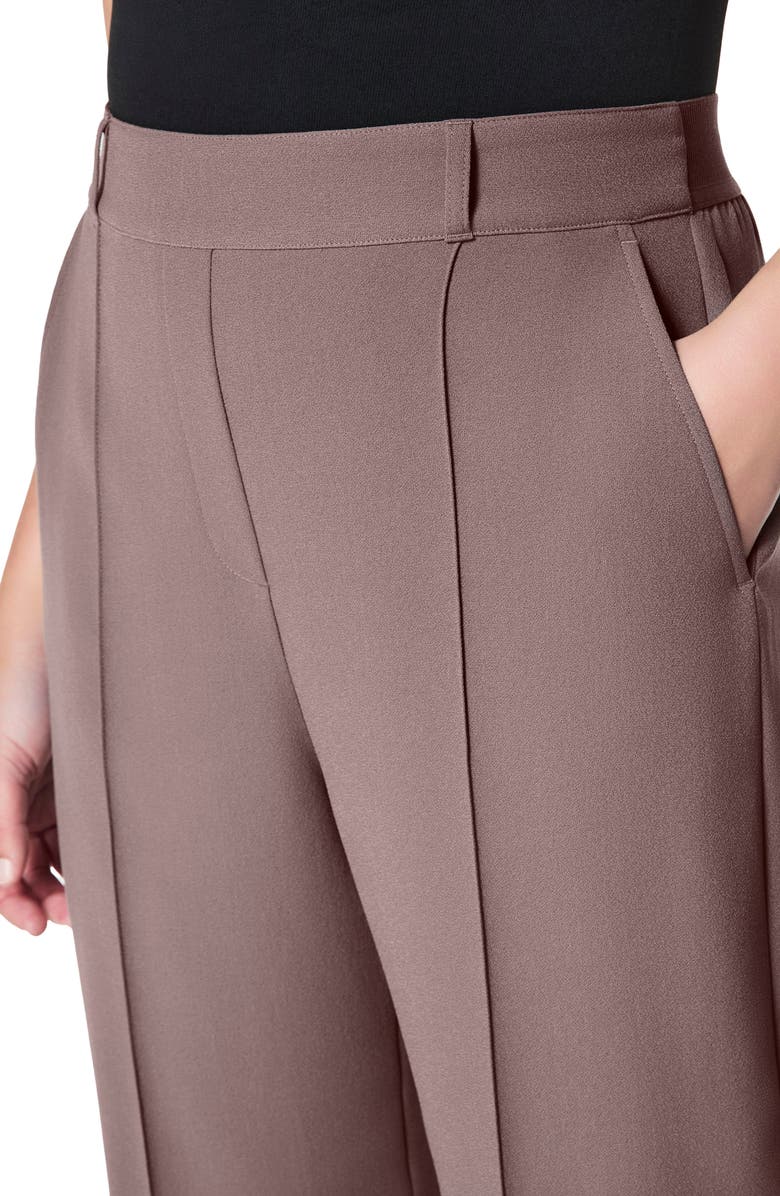 SPANX<sup>®</sup> Crepe Straight Leg Pants, Alternate, color, Smoke