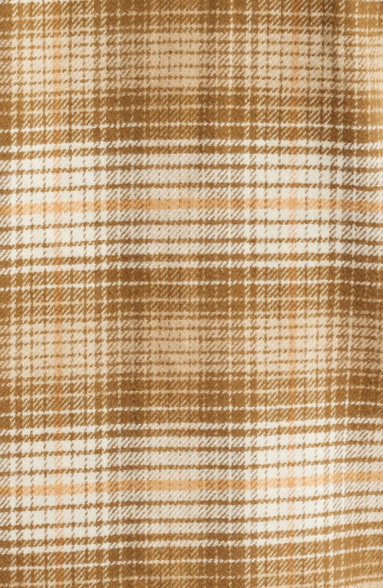 Dickies Forest Check Flannel Button-Up Shirt, Alternate, color, Wood Ash