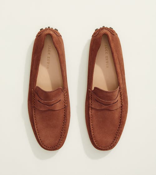 Jack Erwin Parker Suede Casual Driving Loafer