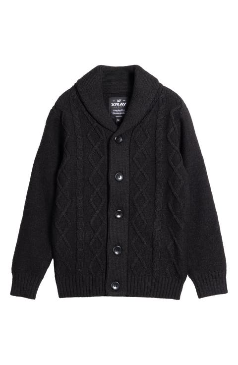 Kids' Cable Knit Cardigan (Big Kid)