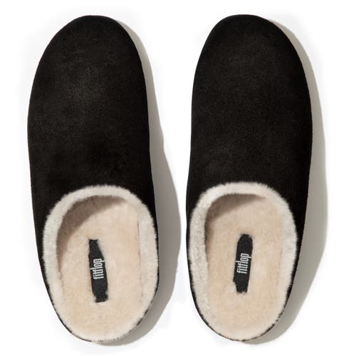 Fitflop Chrissie Shearling In Black