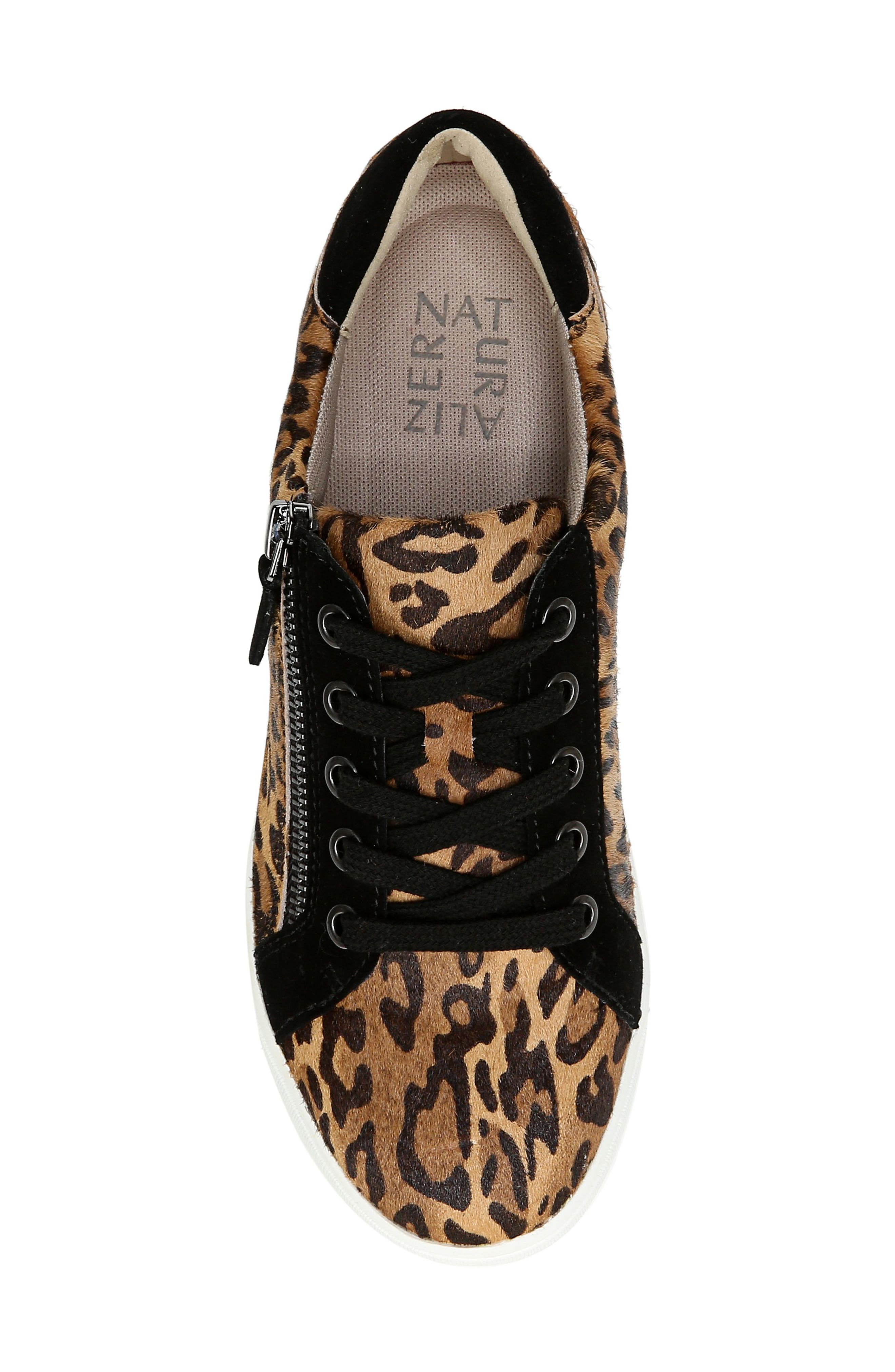 Macayla Genuine Calf Hair Sneaker, Alternate, color, CHEETAH