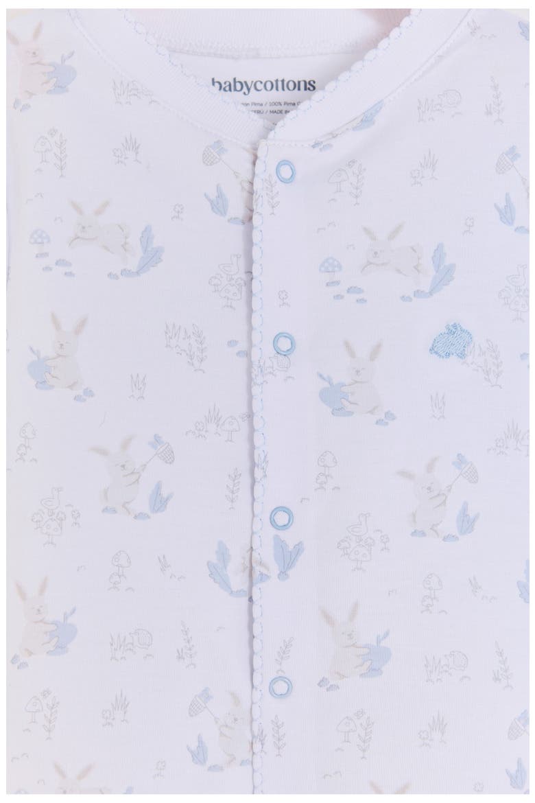 Toby Bunny One Piece For Boys, Alternate, color, Light Blue