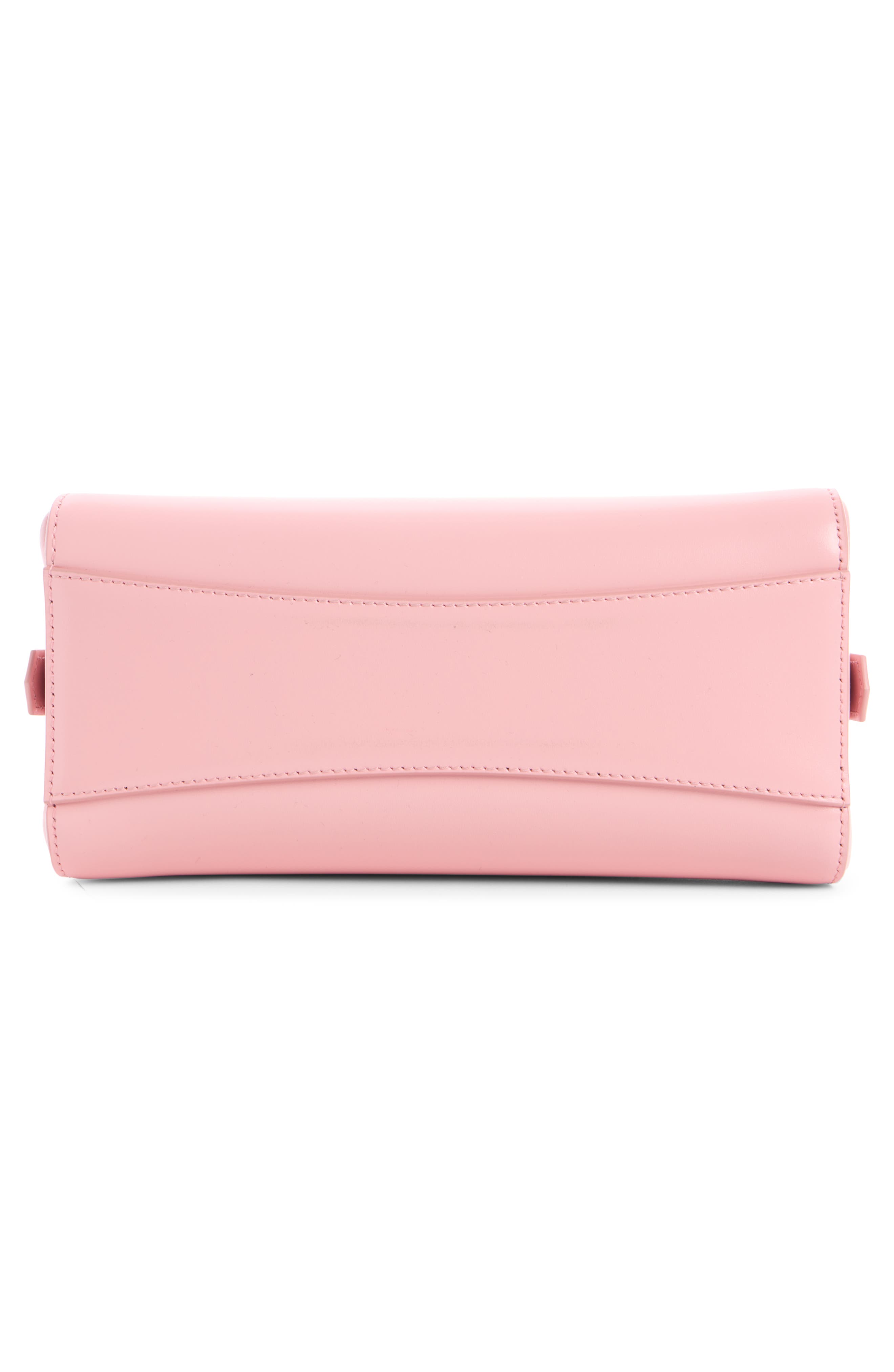 Givenchy Mini Antigona Leather East/West Satchel, Alternate, color, Flamingo