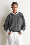 COS Rounded Cashmere Round-Neck Sweater