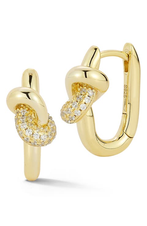 Love Knot Hoop Earrings
