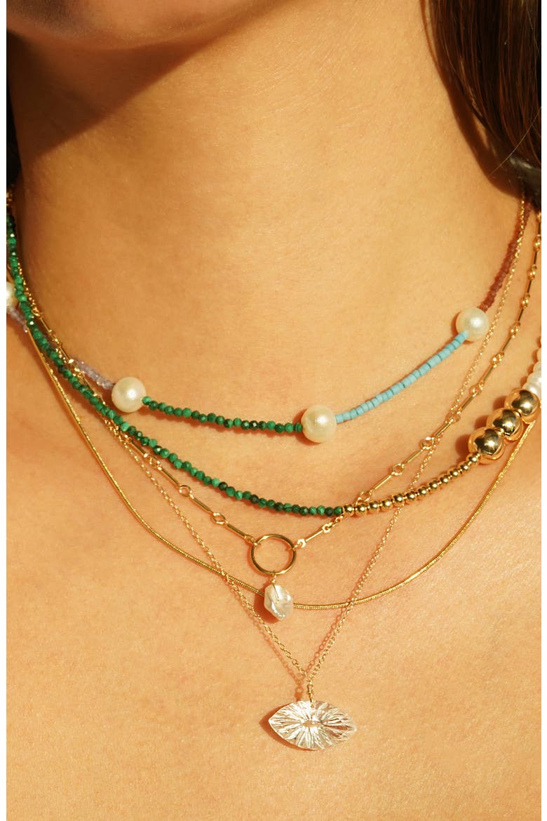 Newlyn Necklace, Alternate, color, GOLD
