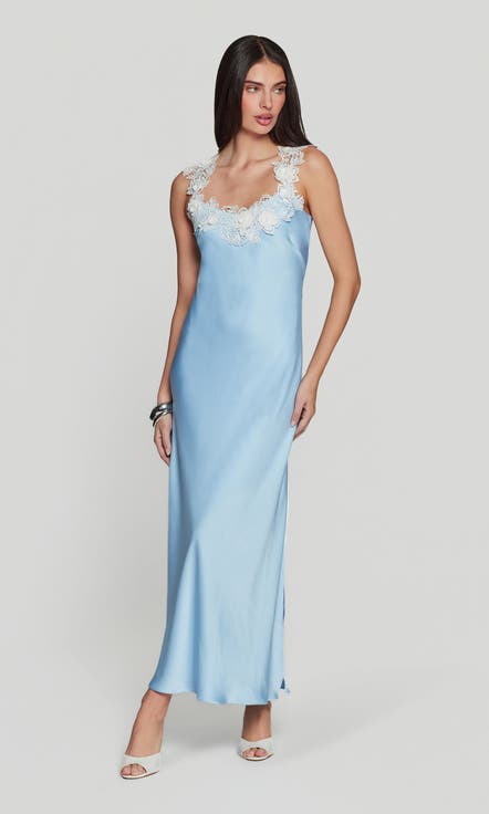 Lala Hammered Lace Combo Dress