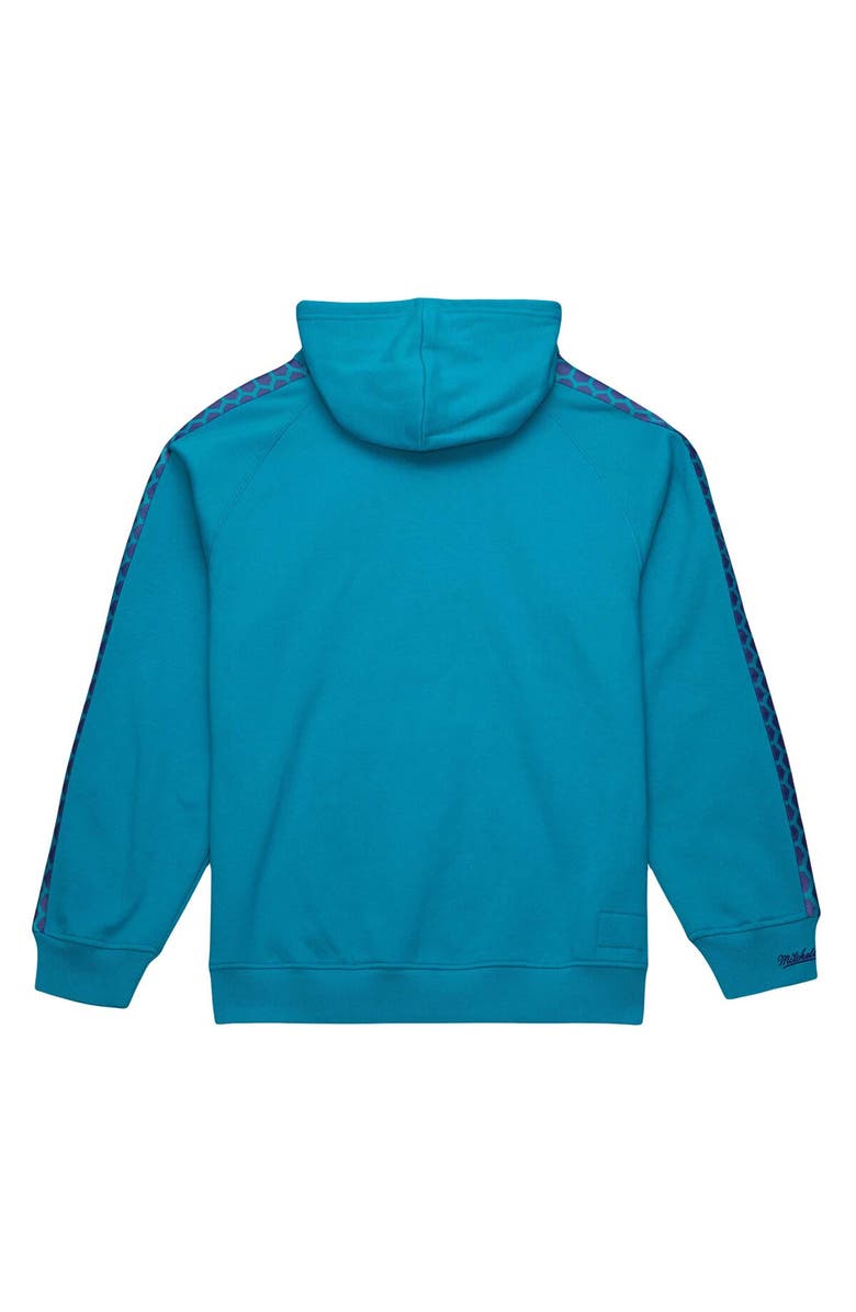 Mitchell & Ness Men's Mitchell & Ness Teal Charlotte Hornets Hardwood Classics Nights Raglan Pullover Hoodie, Alternate, color, Teal