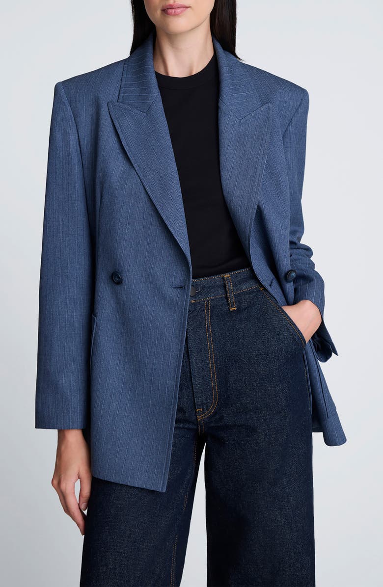 Kenneth Cole Contour Double Breasted Jacket, Alternate, color,