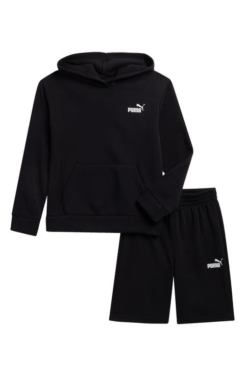 Kids' Fleece Hoodie & Shorts Set