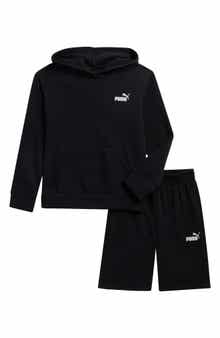 Kids' Fleece Hoodie & Shorts Set