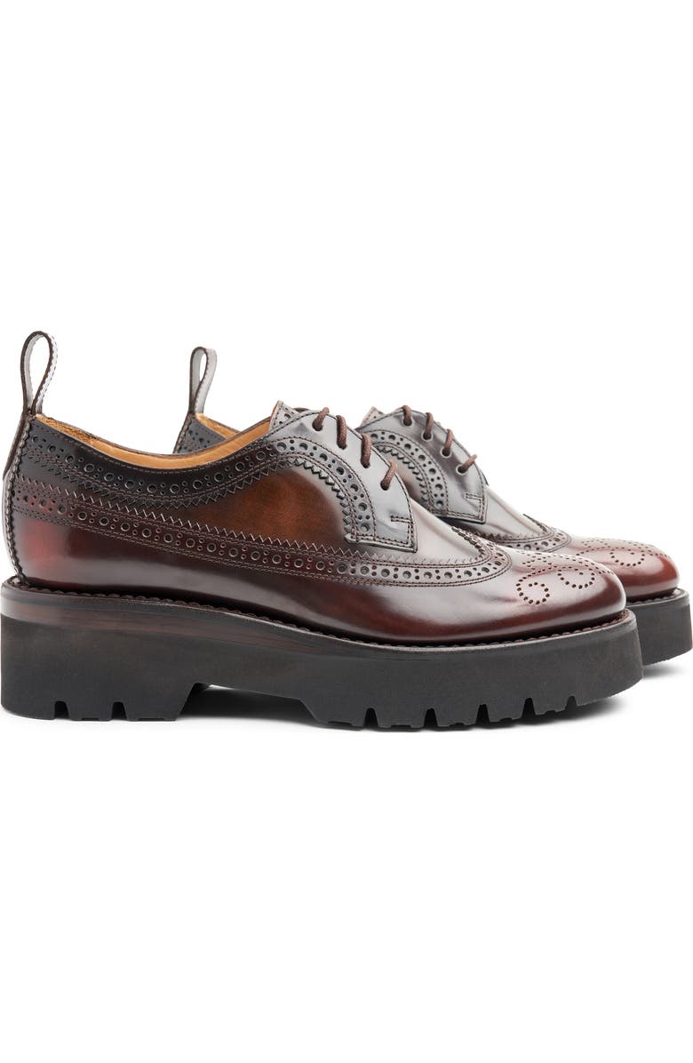 THE OFFICE OF US Miss Lucy Platform Derby, Alternate, color, Brown Multi