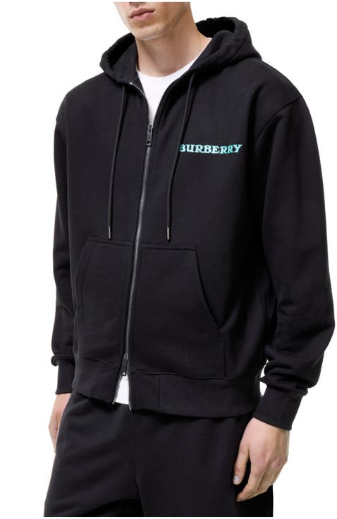 Heritage Logo Cotton Zip Hoodie