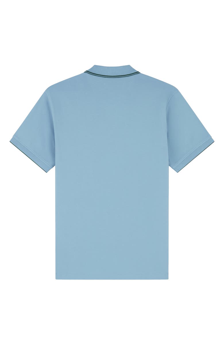 PS Paul Smith Regular Fit Tipped Cotton Piqué Polo, Alternate, color, Blue