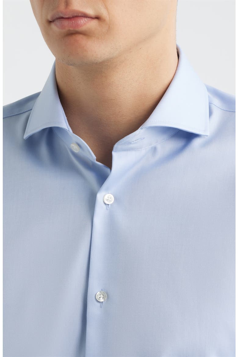 P-Hank Slim Fit Cotton Dress Shirt, Alternate, color, LIGHT PASTEL/ BLUE