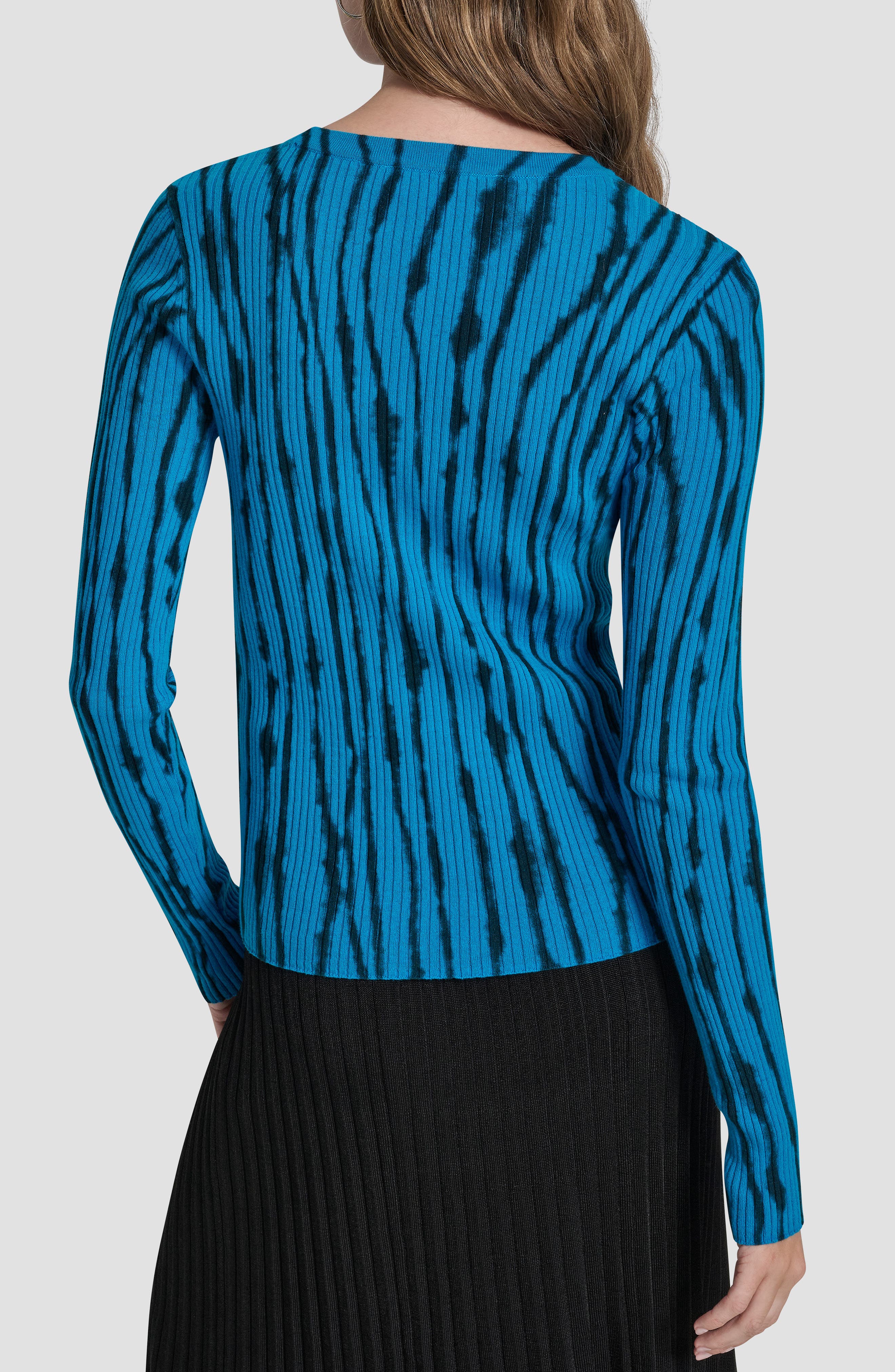 Dye Print Rib Sweater - image 2