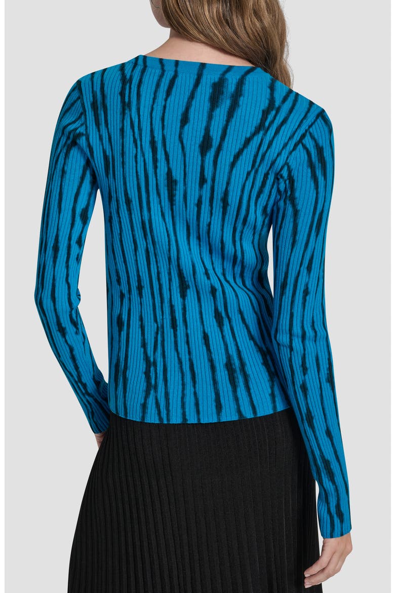 Dye Print Rib Sweater, Alternate, color, BLUE PLACED GRAFFITI