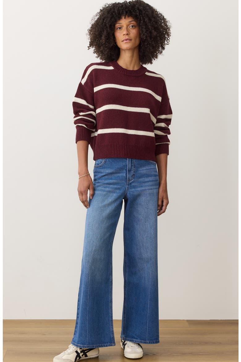 Charlie Wide Leg Jeans, Alternate, color, MEDIUM WASH