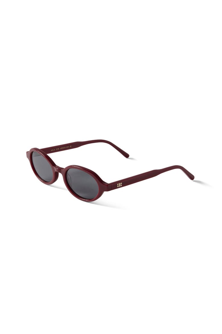 Mila Sunglasses, Alternate, color, Red