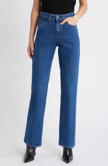 BOSS Parkway High Waist Flare Leg Jeans