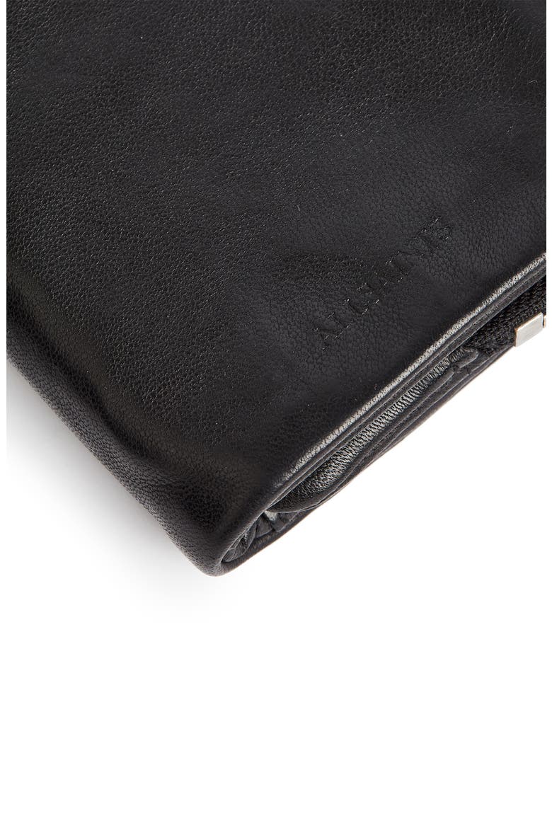 Junction Leather Wallet, Alternate, color, BLACK