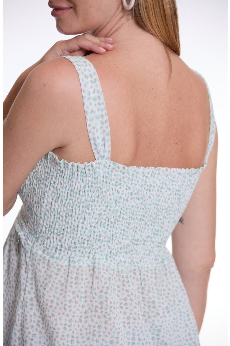 Maternity and Nursing Top Ambre, Alternate, color, SKY BLUE