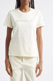 Moncler Logo Cotton Jersey T-Shirt