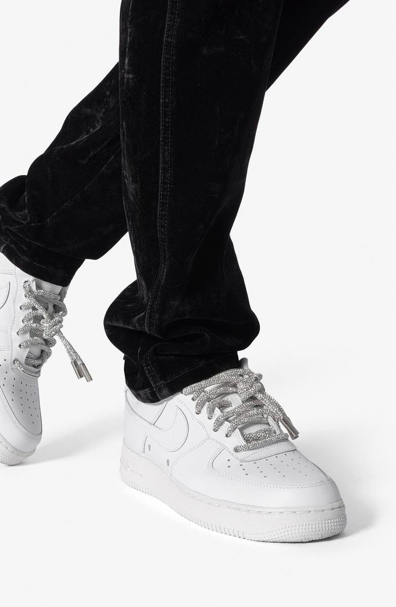 mnml D700 Flocked Railroad Straight Leg Jeans, Alternate, color, 