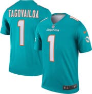Nike Men's Nike Tua Tagovailoa Aqua Miami Dolphins Legend Jersey