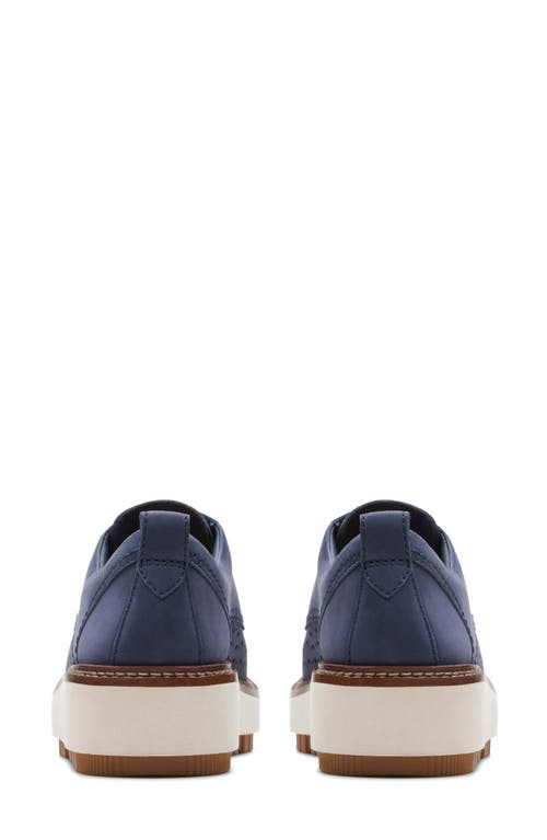 Clarks Orianna Move Wedge Derby In Blue