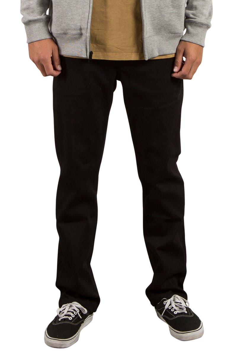 Volcom 'Solver' Straight Leg Jeans, Main, color, 