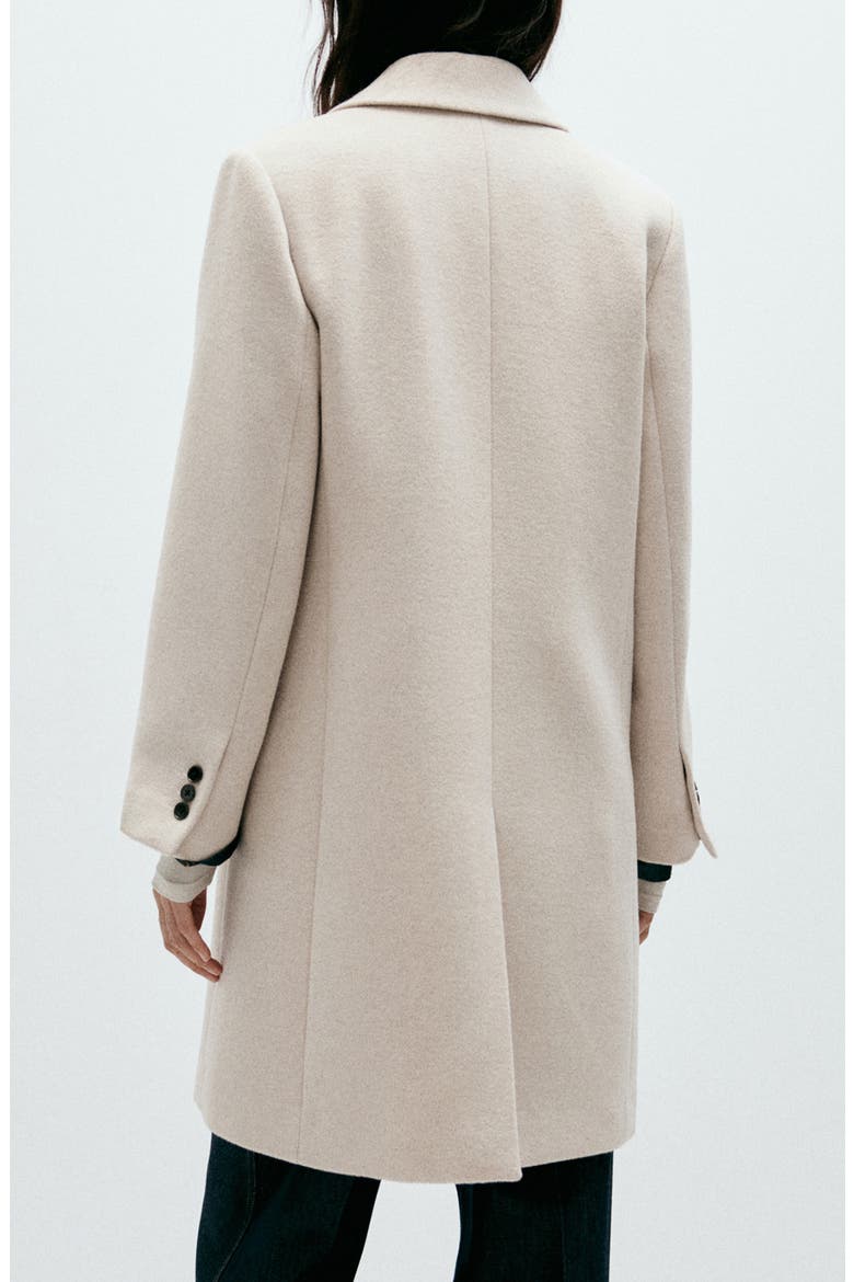 Double Breasted Wool Coat, Alternate, color, LIGHT/PASTEL GREY