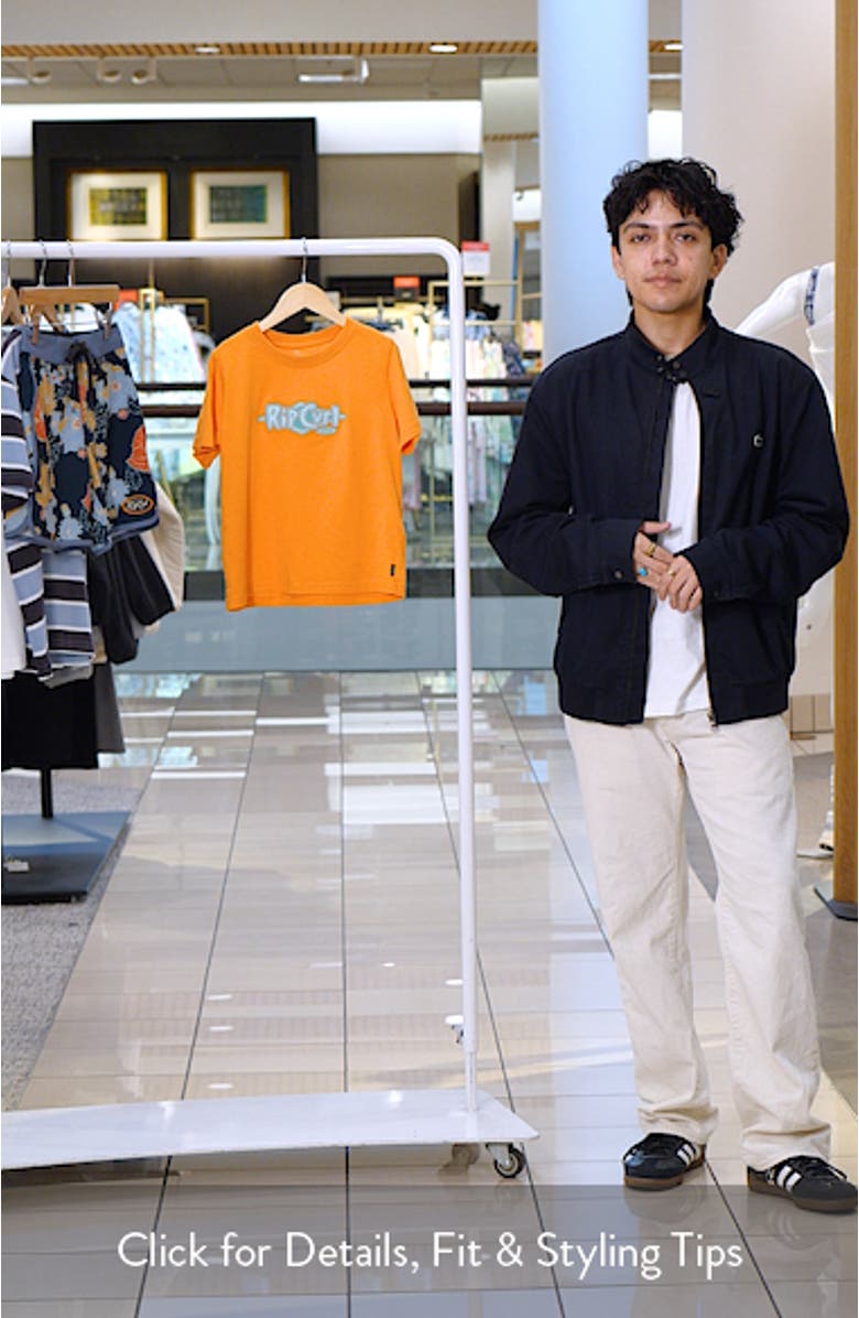 Kids' Ride the Wave Logo Graphic T-Shirt, sales video thumbnail
