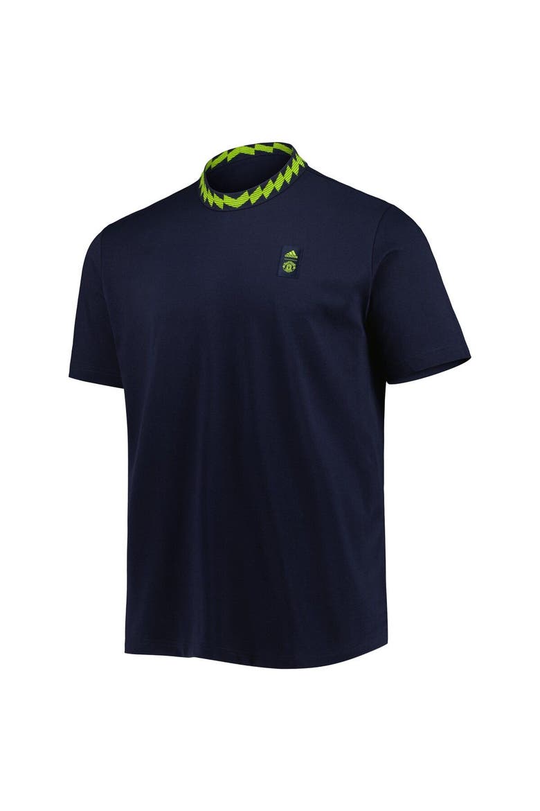 Men's adidas Navy Manchester United Lifestyle T-Shirt, Alternate, color, Navy