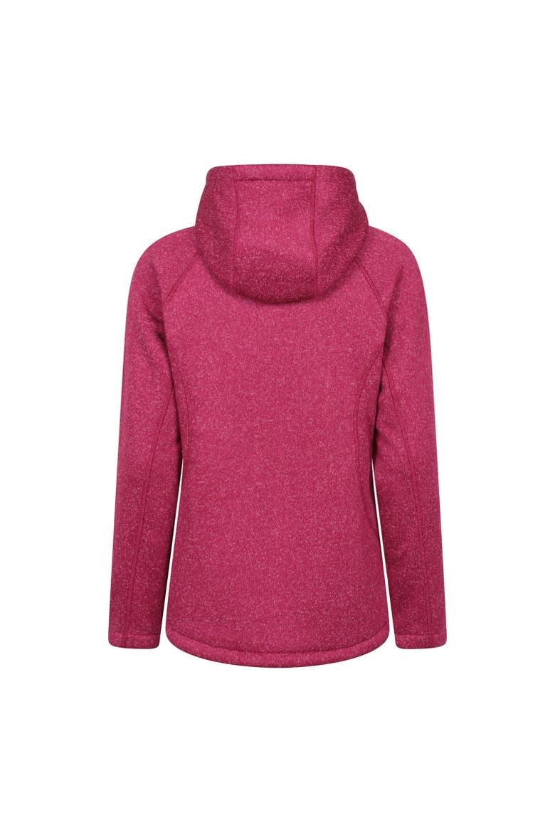 Nevis Faux Fur Lined Full Zip Hoodie, Alternate, color, Bright Pink