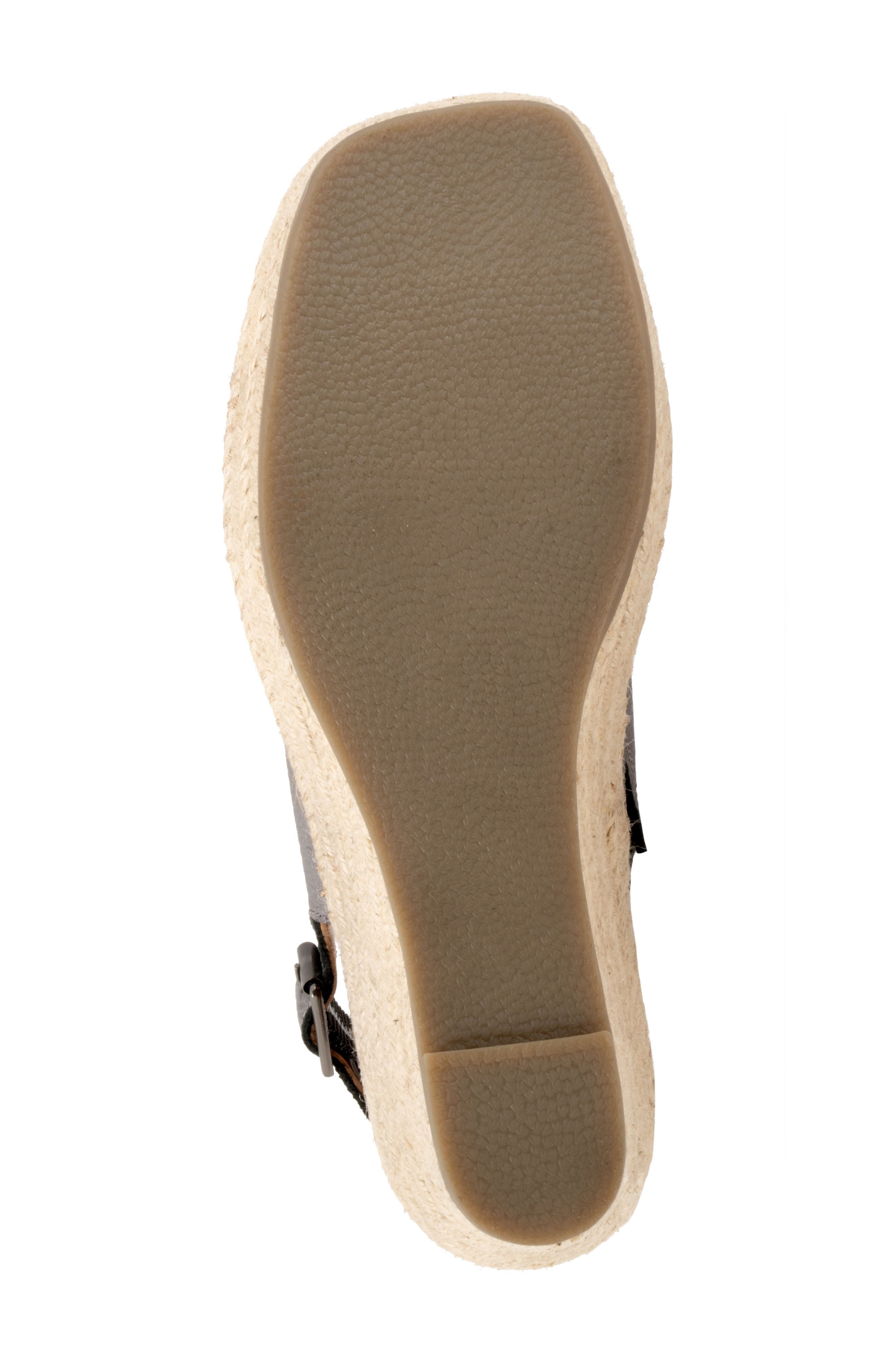 SoftWalk<sup>®</sup> Hartley Espadrille Wedge Sandal, Alternate, color, Pewter Metal