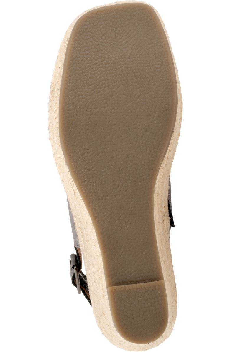 SoftWalk<sup>®</sup> Hartley Espadrille Wedge Sandal, Alternate, color, Pewter Metal