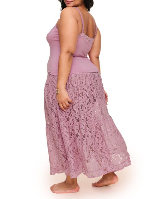 Shop Adore Me Isadora Cami And Skirt Set In Medium Purple