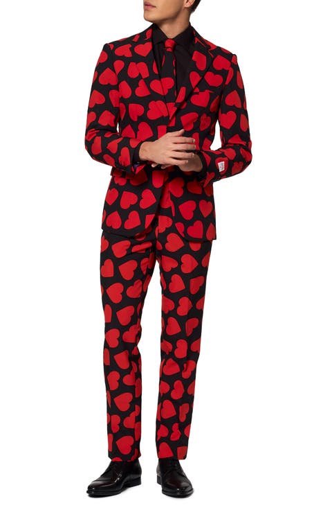 King of Hearts 3-Piece Tuxedo Set (Regular & Big)