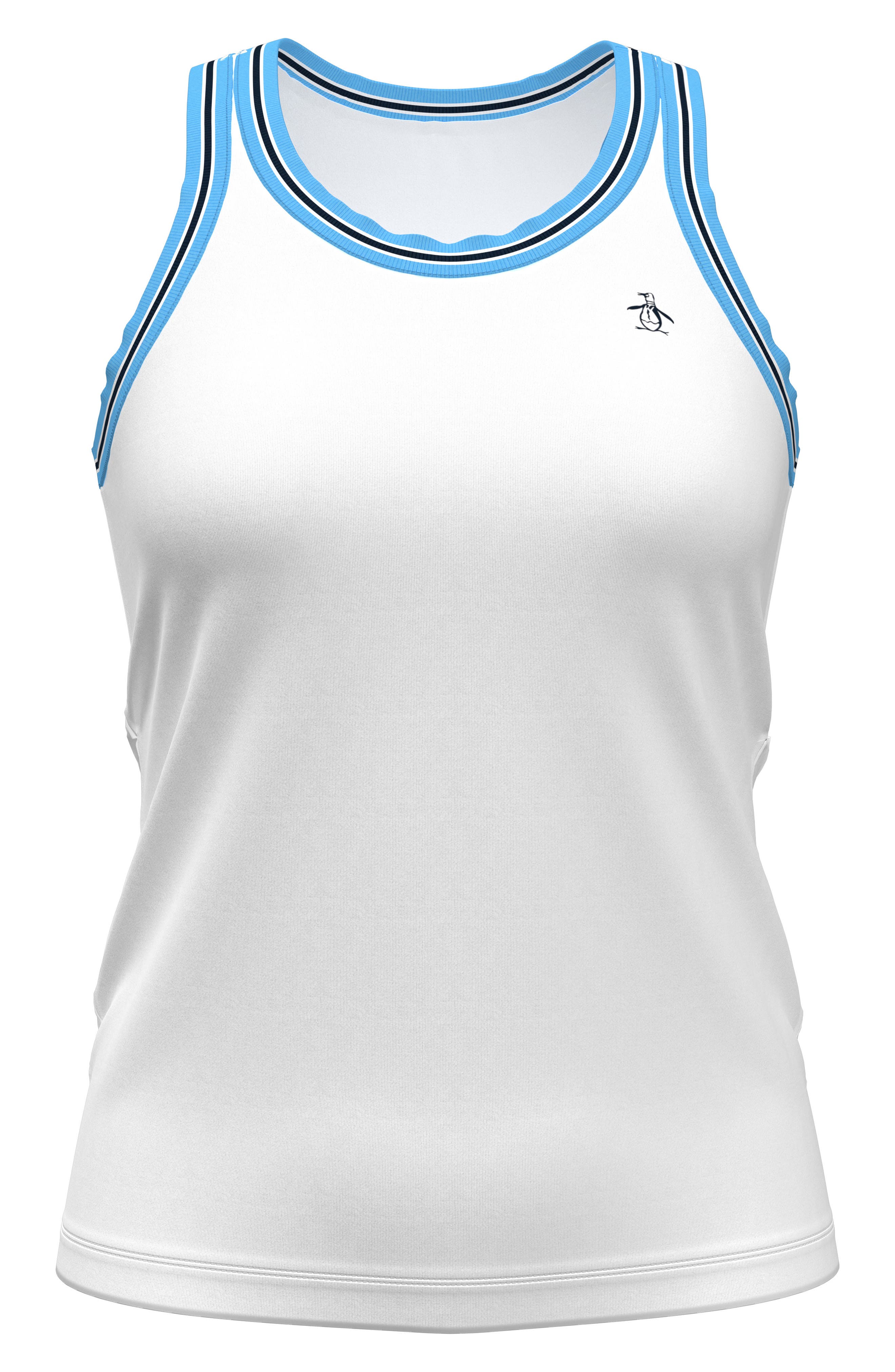 Contrast Rib Racerback Tank