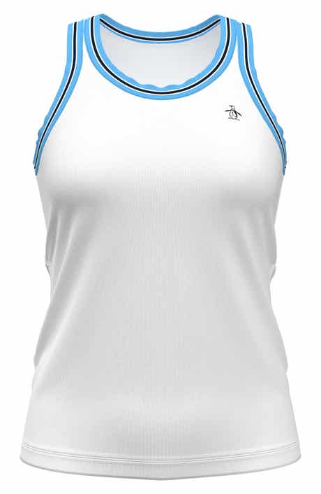 Contrast Rib Racerback Tank