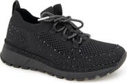 Reaction Kenneth Cole Kacey Rhinestone Knit Sneaker