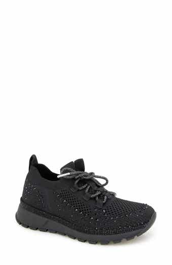 Reaction Kenneth Cole Kacey Rhinestone Knit Sneaker