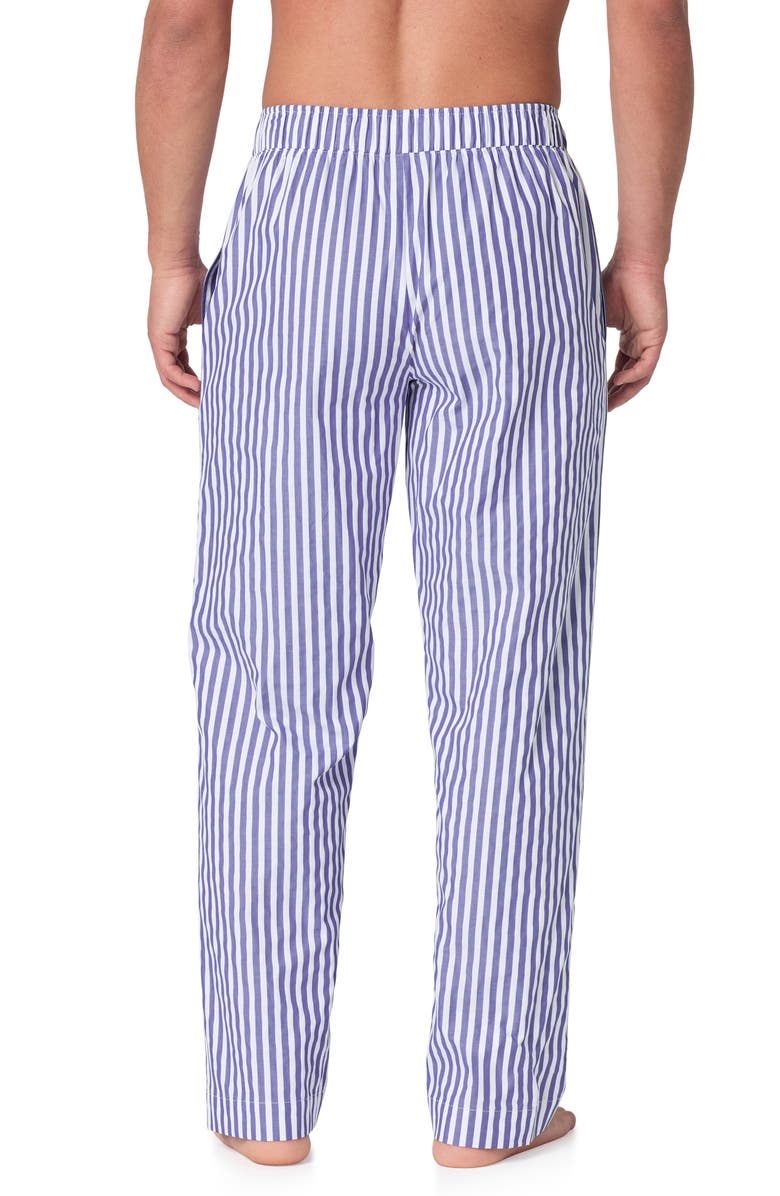 BedHead Pajamas Stripe Cotton Pajama Pants, Alternate, color, Navy 3D Stripe